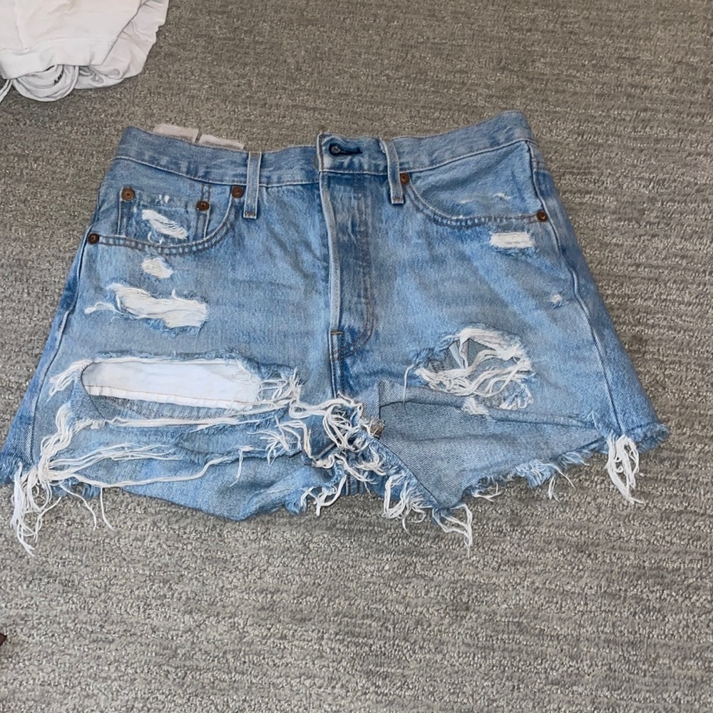 Levi ripped shorts